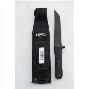 SOG Fixed Blade Knife And Sheath