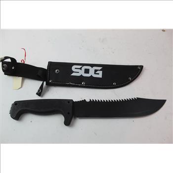 SOG Fixed Blade Knife W/Sheath