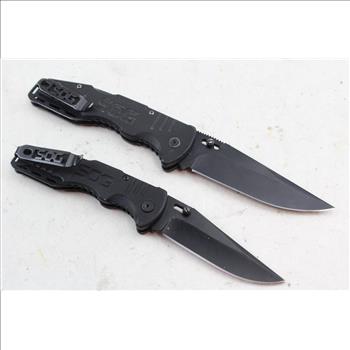 SOG Folding Knives; 2 Pieces