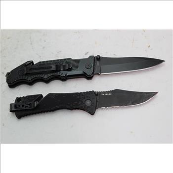 Sog & Smith & Wesson Folding Pocket Knives; 2 Pieces
