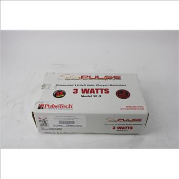 Solan Pulse Commercial 12-Volt Solar Charger/Maintainer, SP-3
