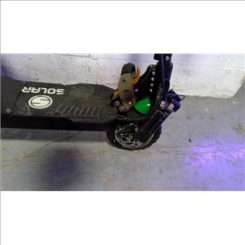 Solar Electric Scooter