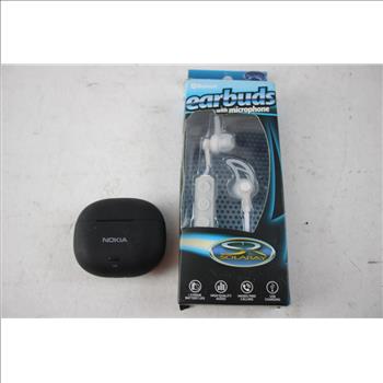 Solaray Bluetooth Earbuds, Nokia Wireless Earbuds, 2 Pieces