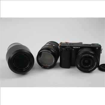 Sony Alpha APS-C Camera With Lens