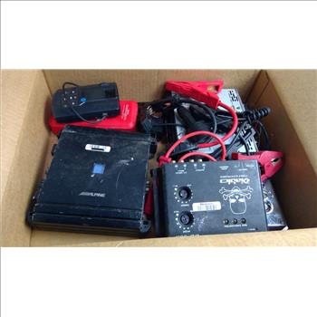 Sony Car Audio Reciever, Jump Starters, Alpine Mono Car Amplifier, & More