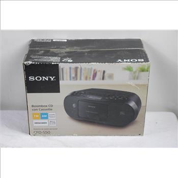 Sony CD Boombox W/ Cassette