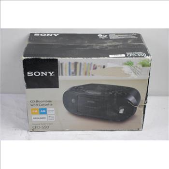 Sony CD Boombox W/ Cassette