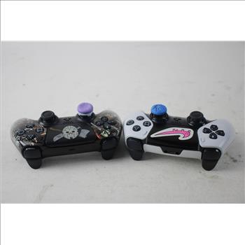 Sony Dual Sense Wireless Controller, 2 Pieces, CFI-ZCT1W/CFI-ZCP1, Black/White