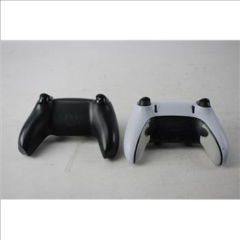 Sony Dual Sense Wireless Controller, 2 Pieces, CFI-ZCT1W/CFI-ZCP1, Black/White