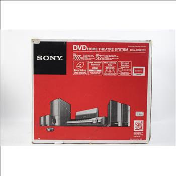 Sony Dvd Home Theatre System
