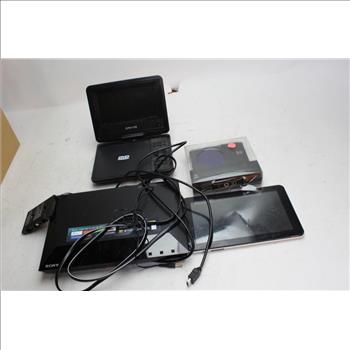 Sony Dvd Player, Akaso Tablet+more Bulk Lot 10pieces