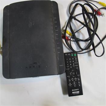 Sony DVD Players And Arris Modem Router, 3 Pieces