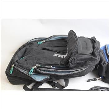 Sony DVD/Blu-Ray Player And Backpacks