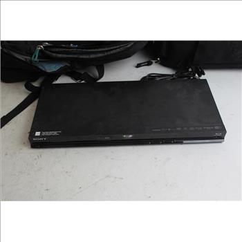 Sony DVD/Blu-Ray Player And Backpacks
