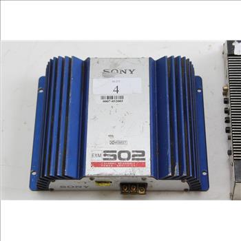 Sony Exm 502 And 2-channel 800W Amplifier: 2 Items