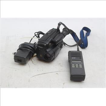 Sony Handycam And Motorola Mts 2000 Scanner | Property Room