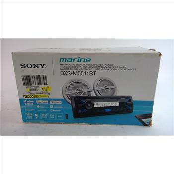 Sony Marine AM/FM Digital Media Player & Speaker Package