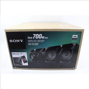Sony MHC-ECL99BT 700W Bluetooth Home Stereo
