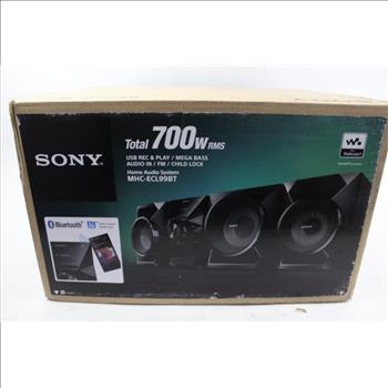 Sony MHC-ECL99BT 700W Bluetooth Home Stereo