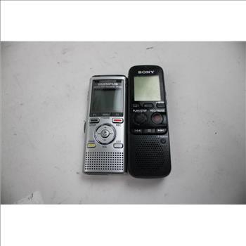Sony, Olympus Voice Recorder, 2 Pieces