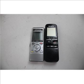 Sony, Olympus Voice Recorder, 2 Pieces