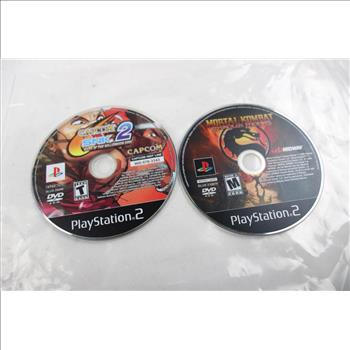 Sony Playstation 2 Games, 5 Pieces With Legends Of Wrestling CASE ONLY