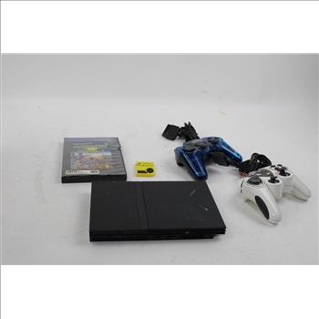 Sony Playstation 2 Slim Console With 2 Controllers