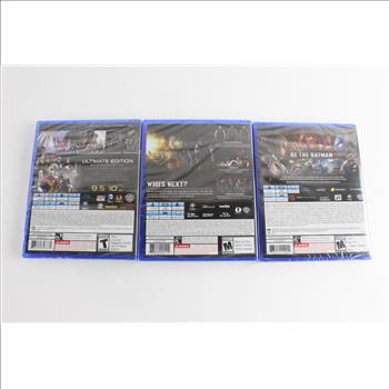 Sony Playstation 4 Games, 3 Pieces