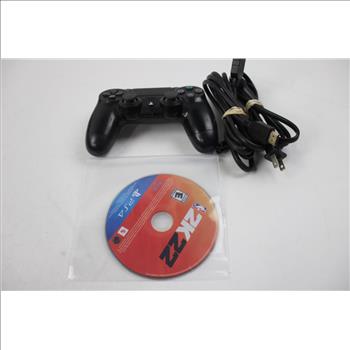 Sony Playstation 4 Slim With Controller, And NBA 2K22 Game