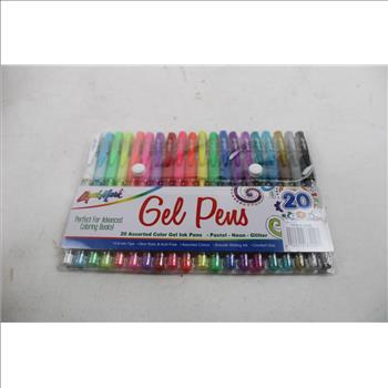 Sony Playstation 4 Slim With Liqui-Mark 20-Pack Gel Pens