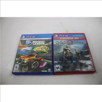 Sony Playstation 4 With Rocket League And God Of War, 3 Pieces