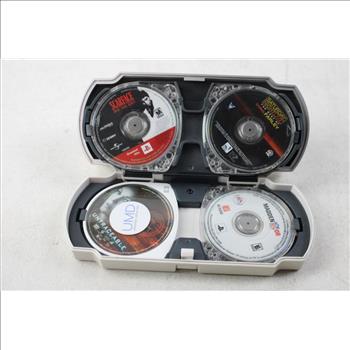 Sony PlayStation Portable, Disc Case With 4 Games