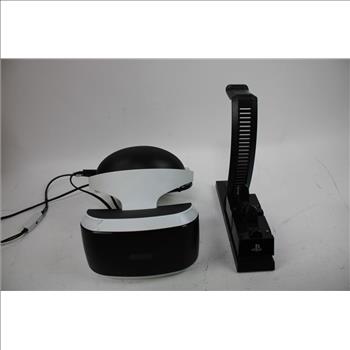 Sony PlayStation VR Headset, Playstation Remote, & Charging Dock For P-5 6 Pieces