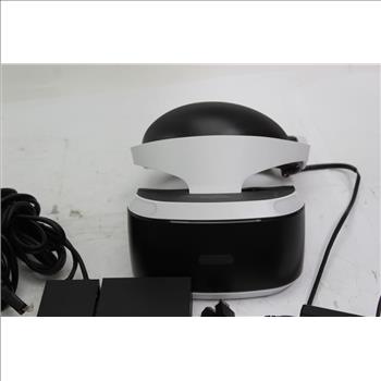 Sony Playstation Vr With Headset, Processor Unit, Camera And Cables, 7 Pieces