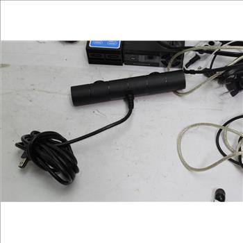 Sony Playstation Vr With Headset, Processor Unit, Camera And Cables, 7 Pieces