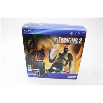 Sony PS3 320GB, Infamous 2 Bundle.