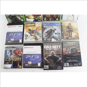Sony PS3, Microsoft XBox 360 And PC Games, 11 Pieces And More