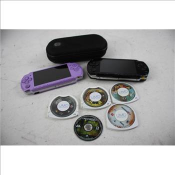 Sony PSP Lot With Video Games