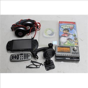 Sony Psp Portable Game, Beats Headphones, + More 7 Pieces
