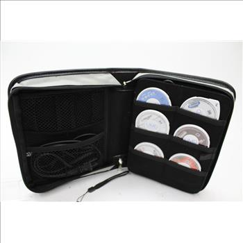 Sony PSP With Carry Case And Games, 10 Items