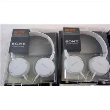 Sony Studio Monitor Sound & Style Headphones 6 Pieces