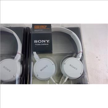 Sony Studio Monitor Sound & Style Headphones 6 Pieces