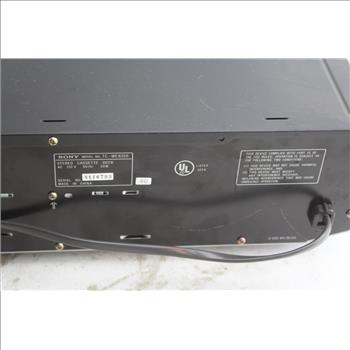Sony TC-WE835S Stereo Cassette Deck