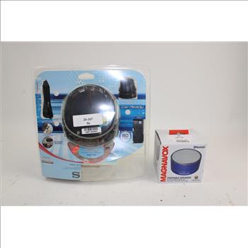 Sony Walkman Portable CD Player And Magnavox Bluetooth Speaker