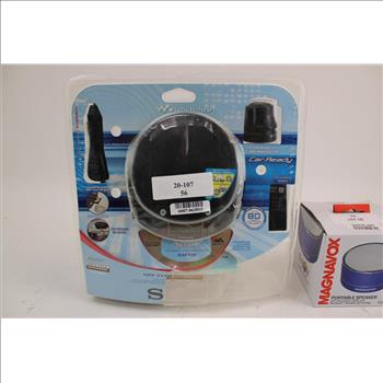 Sony Walkman Portable CD Player And Magnavox Bluetooth Speaker