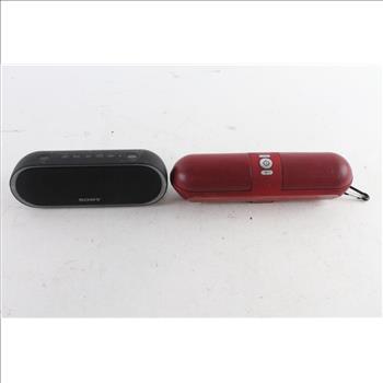 Sony Wireless Bluetooth Speaker And Sentry Bluetooth Speaker, 2 Pieces