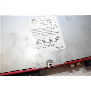 Sony Xplod  Amplifier