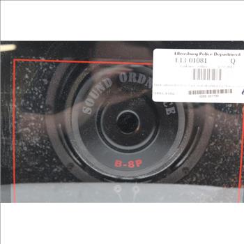 Sound Ordnance B-8P Speakers And Speaker Box