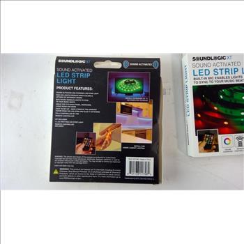 SoundLogic XT Sound Activated LED Strip Light, 5 Pieces