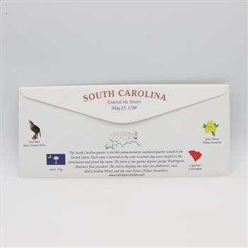 South Carolina First Day Statehood Coins And Stamps